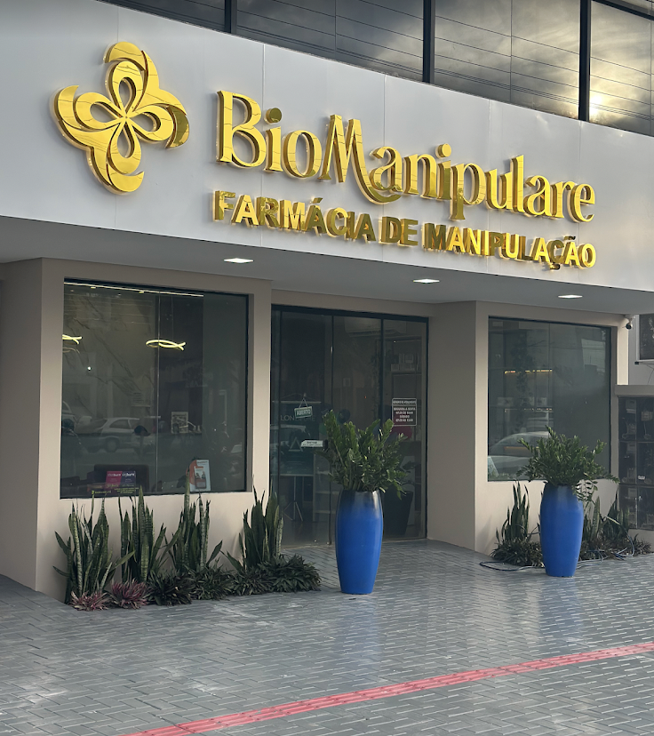 Fachada da BioManipulare Farmácia de Manipulação